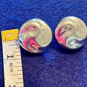 Silver earrings